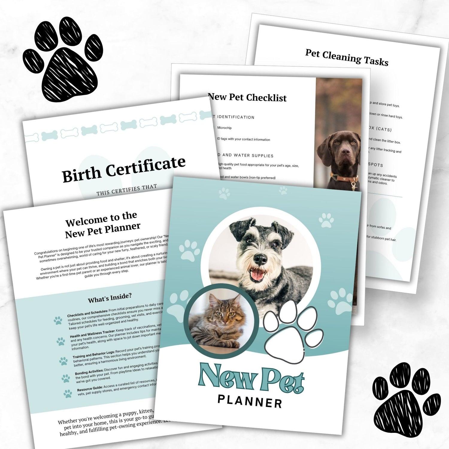 New <b>Pet</b> Planner - Farm Girl Designs